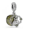 Pandora Charms<Charm Disney x La danse de La Belle et La Bête - Argent