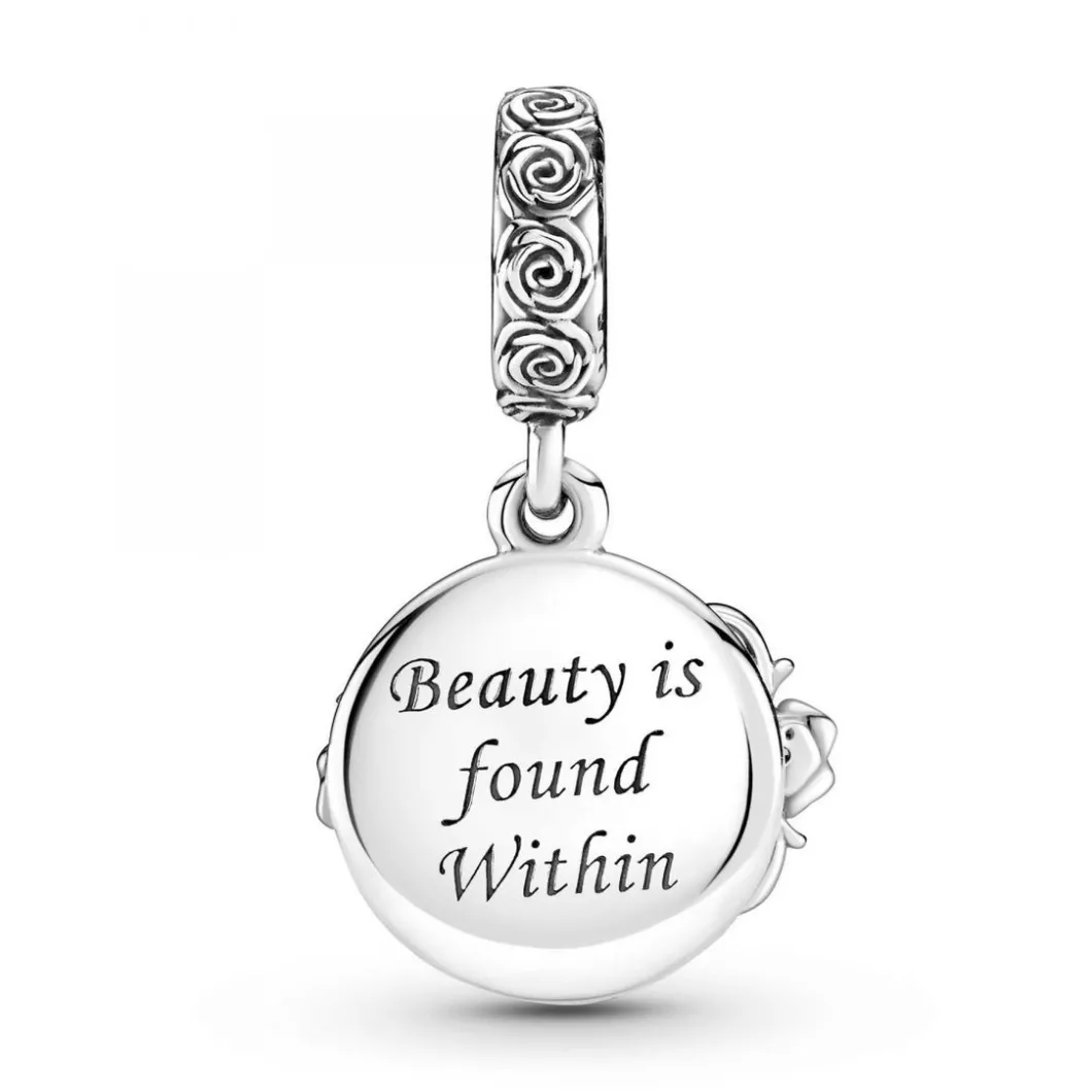 Pandora Charms<Charm Disney x La danse de La Belle et La Bête - Argent