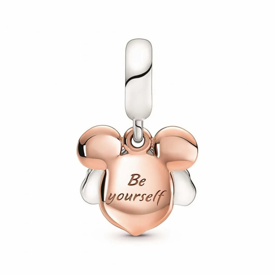 Pandora Charms<Charm double pendant Disney x Mickey - bicolore