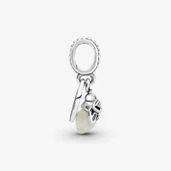 Pandora Charms<Charm Double Pendant Luciole Phosphorescente Passions - Argent