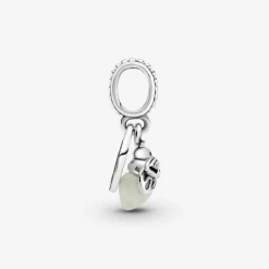 Pandora Charms<Charm Double Pendant Luciole Phosphorescente Passions - Argent