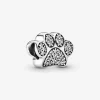 Pandora Charms<Charm empreinte de patte scintillante Moments