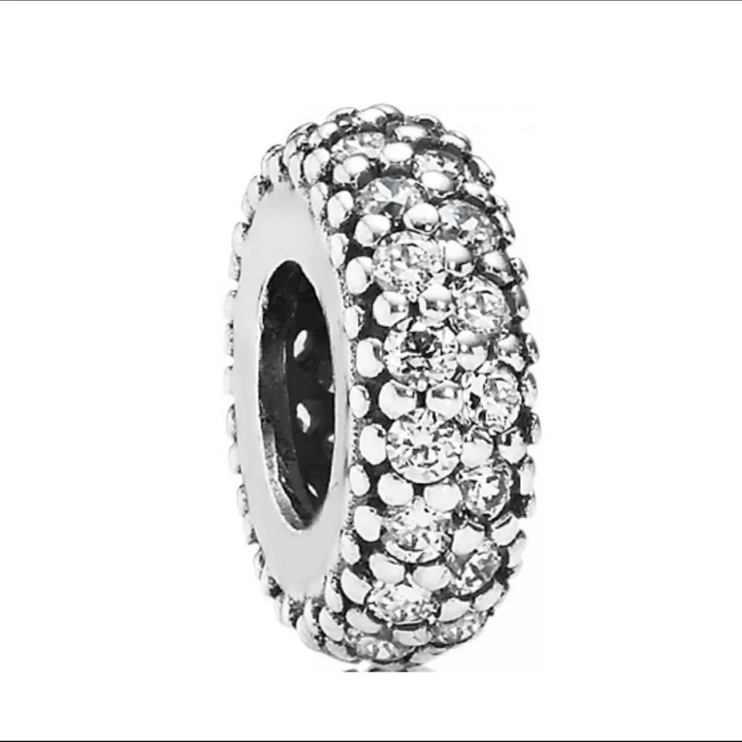 Pandora Charms<Charm Espaceur Scintillant Transparent Inspiration Pavée Moments