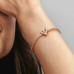 Pandora Charms<Charm Esquisse de Cœur Scintillant Moments