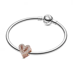 Pandora Charms<Charm Esquisse de Cœur Scintillant Moments