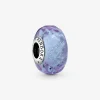 Pandora Charms<Charm Lavande en verre de Murano ondulé Moments