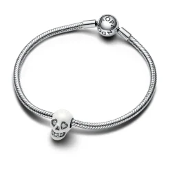 Pandora Charms<Charm Luminescent Tête de Mort Scintillante