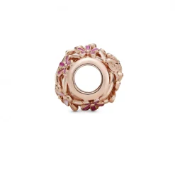 Pandora Charms<Charm Marguerite Rose Ajouré Moments