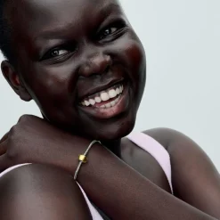 Pandora Charms<Charm Mini Murano Doré