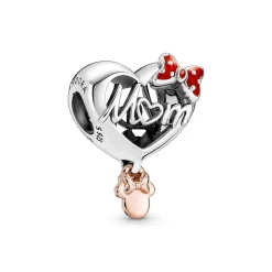 Pandora Charms<Charm Minnie Cœur Mom - Disney x