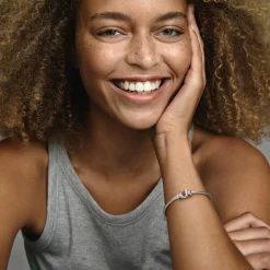 Pandora Charms<Charm Minnie Nœud & Mum Disney x - Argent