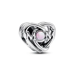 Pandora Charms<Charm Mum et Cœur Ajouré