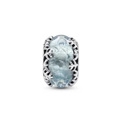 Pandora Charms<Charm Murano Flocon de Neige Bleu Hivernal Moments