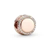 Pandora Charms<Charm 788747C01 - Rose à graver avec zircon cubique