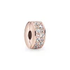 Pandora Charms<Charm 781817CZ - Charm Clip Élégance Brillante