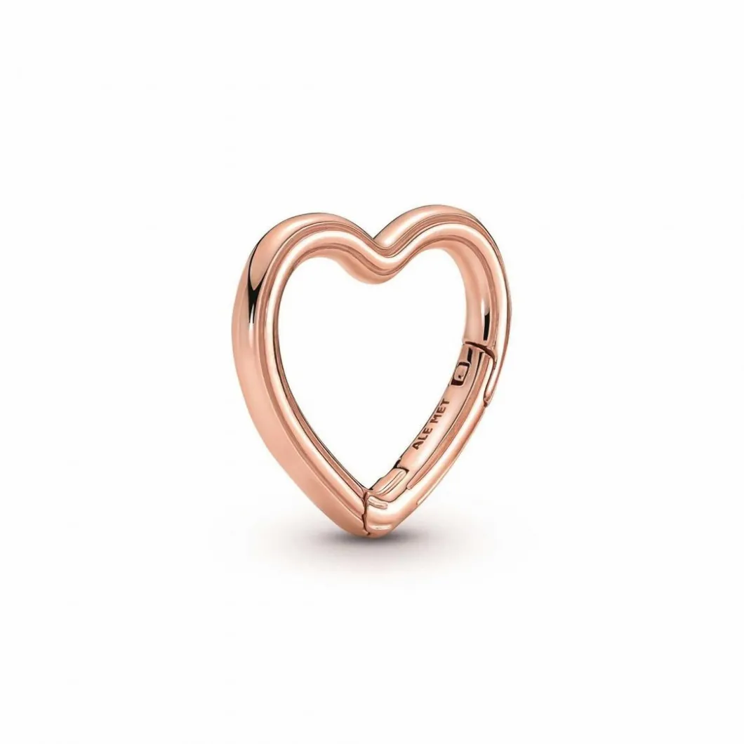 Pandora Charms<Charm ME Connecteur Cœur - Rose gold