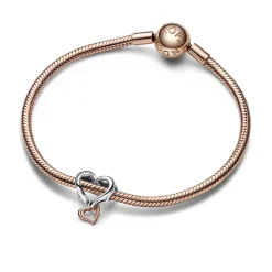 Pandora Charms<Charm Moments - Cœur de l’Infini Ajouré