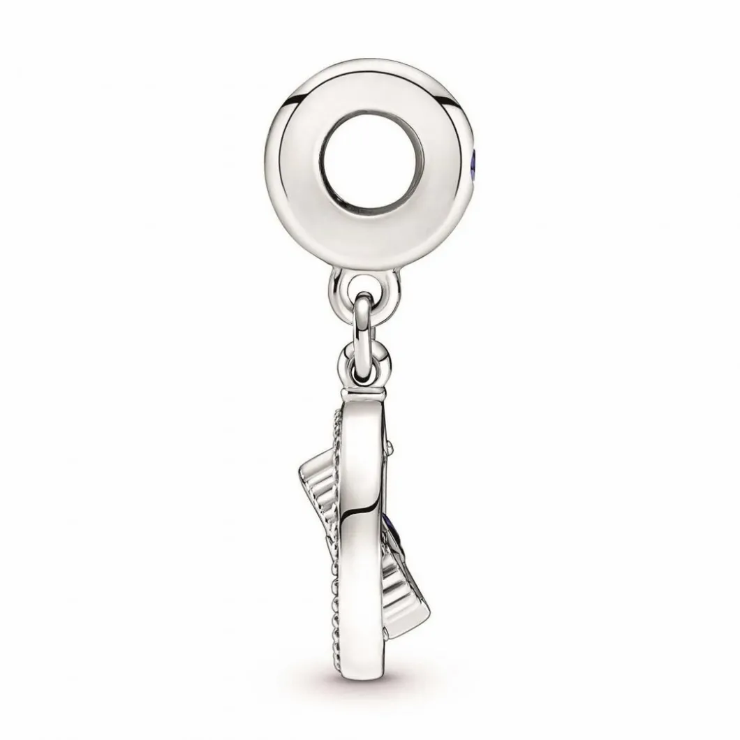 Pandora Charms<Charm Moments Boussole rotative avec inscription gravée - Argent