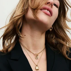 Pandora Charms<Charm moments Cadenas & Clé - Doré