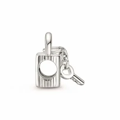 Pandora Charms<Charm Moments Cadenas & Clé Cœur - Argent