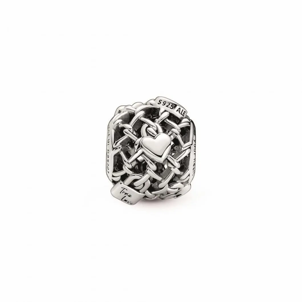 Pandora Charms<Charm moments Cadenas Maillon Chaîne Ajouré - Argent
