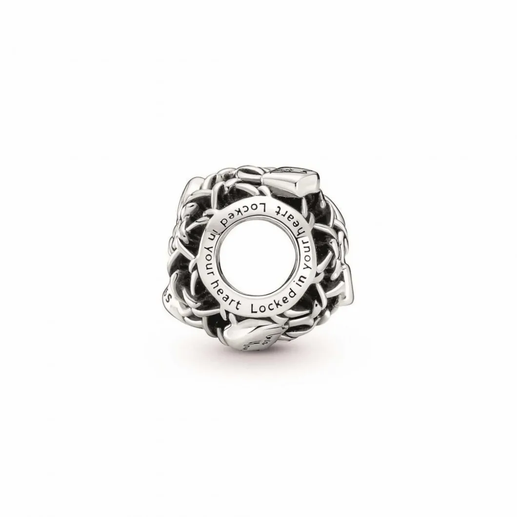Pandora Charms<Charm moments Cadenas Maillon Chaîne Ajouré - Argent