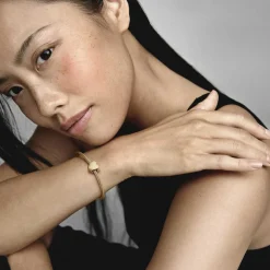 Pandora Charms<Charm moments Cœur - Doré