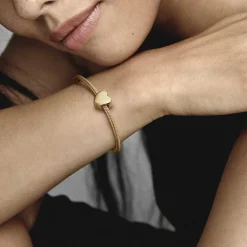 Pandora Charms<Charm moments Cœur - Doré