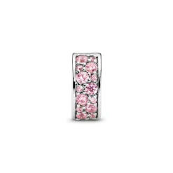 Pandora Charms<Charm 791817PCZ - Charm Clip Élégance Brillante Rose Femme