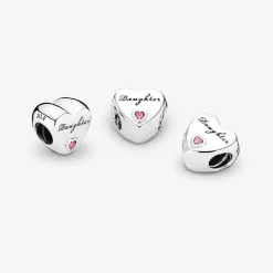Pandora Charms<Charm 791726PCZ - Charm Amour Maternel
