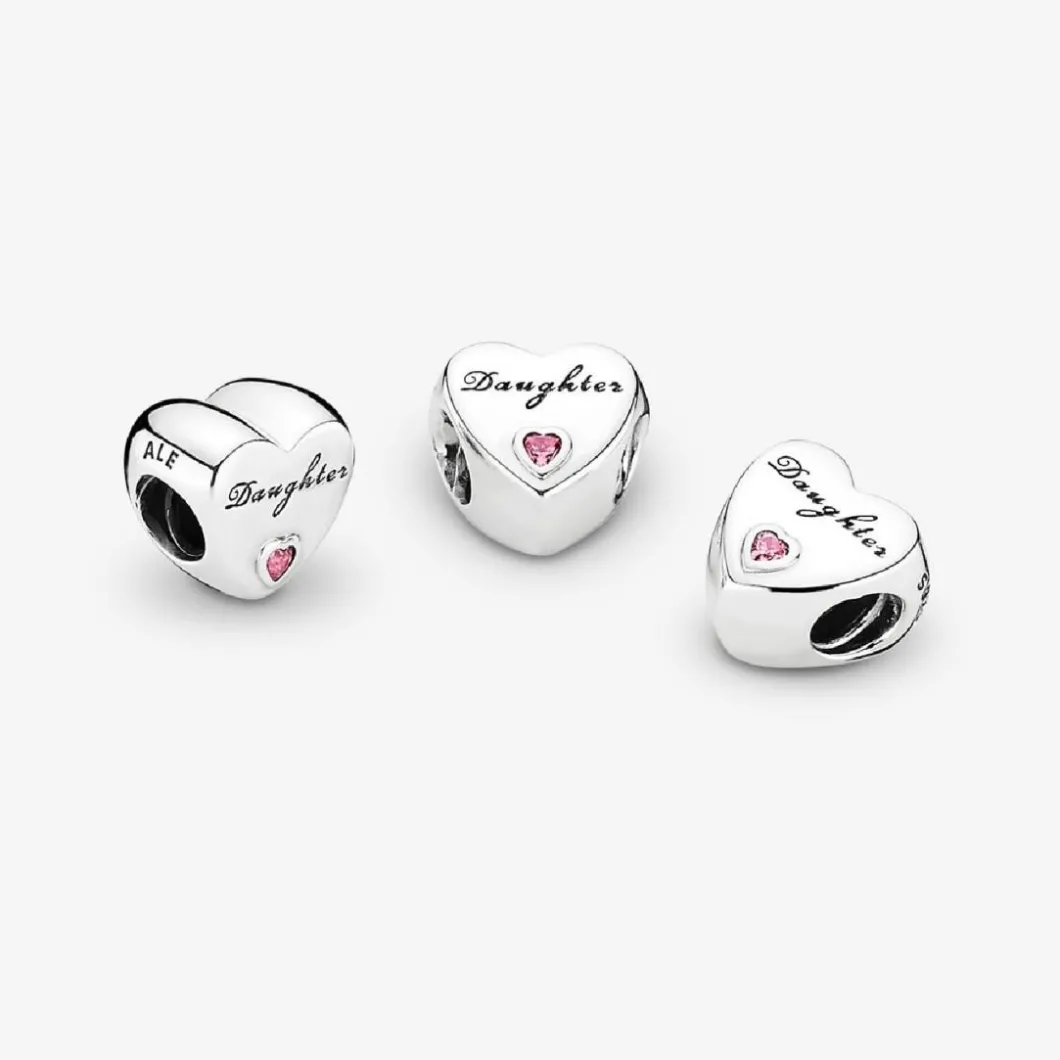 Pandora Charms<Charm 791726PCZ - Charm Amour Maternel