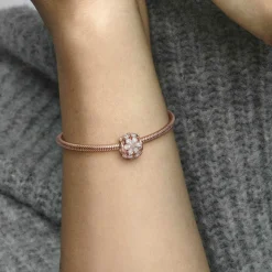 Pandora Charms<Charm Timeless- Rond Herbier Scintillant