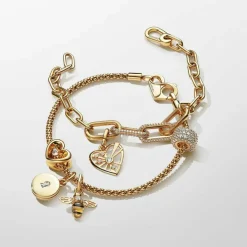 Pandora Charms<Charm Pendant Abeille Scintillante