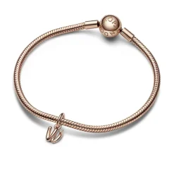 Pandora Charms<Charm Pendant Alphabet Lettre w Manuscrite