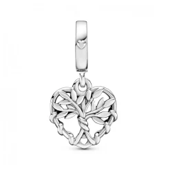 Pandora Charms<Charm Pendant Arbre de vie Cœur Passions - Argent