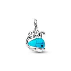 Pandora Charms<Charm Pendant Baleine Turquoise 793822C01