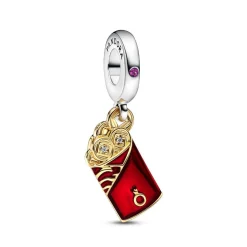 Pandora Charms<Charm Pendant Bimatière Enveloppe Rouge