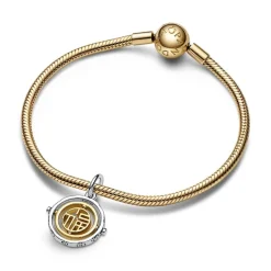 Pandora Charms<Charm Pendant Bimatière Fú Rotatif