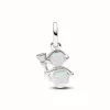 Pandora Charms<Charm Pendant Bonhomme de Neige Opalescent - Moments