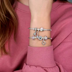 Pandora Charms<Charm Pendant Bouteille de Vin Scintillante Moments