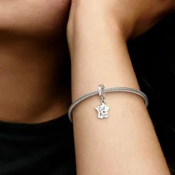 Pandora Charms<Charm Pendant Carte de la France C’est la Vie