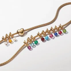 Pandora Charms<Charm Pendant Cercle de l'Éternité Vert Facetté