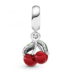 Pandora Charms<Charm Pendant Cerises Asymétriques -
