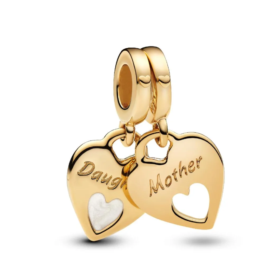 Pandora Charms<Charm Pendant Cœur Séparable Double