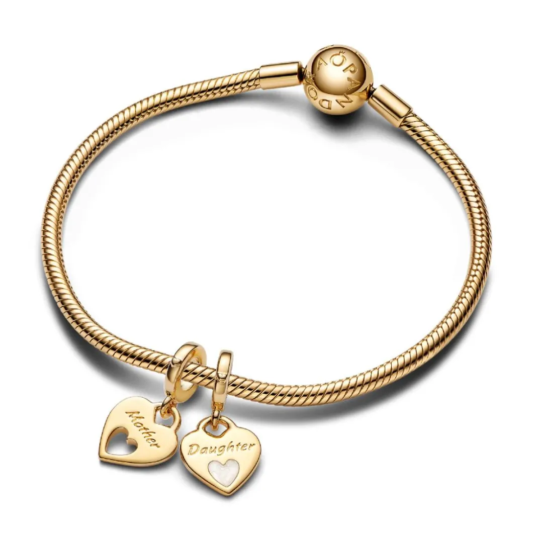 Pandora Charms<Charm Pendant Cœur Séparable Double
