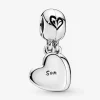 Pandora Charms<Charm Pendant Cœur Séparable Mère & Fils Moments