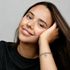 Pandora Charms<Charm Pendant Double Silhouette de Minnie - Disney X