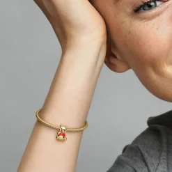 Pandora Charms<Charm Pendant en Métal doré à l'or fin 585/1000 Disney Winnie l’Ourson