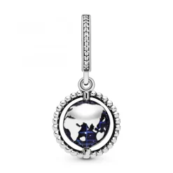 Pandora Charms<Charm Pendant Globe Pivotant Moments