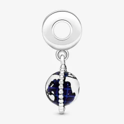Pandora Charms<Charm Pendant Globe Pivotant Moments